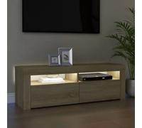 120cm Large TV Unit TV Stand Cabinet Sideboard with RGB LED Lights Living Room