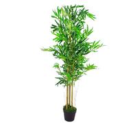 120cm Leaf Design UK Realistic Artificial Bamboo Plants / Trees Leaf Green One Size