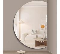 120cm LED Makeup Mirror with 130cm Anti-Fog Backlit Dimmable 3 Colors Wall-Mounted Decorative Mirror for Home Right Cut (130x90cm)