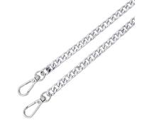 120cm Metal Aluminum Replacement Bag Chain Parts Accessories for Hand-Woven DIY Handmade Workshop Studio Detachable Straps Bag Chain(Silver)