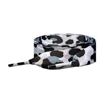 120cm Snow Leopard Animal Print & My Ribbon laces Shoe laces ideal replacement laces for Trainers, Nike, Adidas, adults or kids Shoelaces