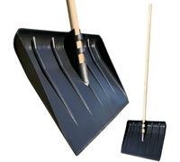 120cm Snow Shovel Heavy Duty Plastic Scoop Pusher Mucking Out Garden