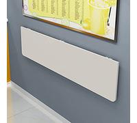 120cm Wall Mounted Folding Breakfast Bar Table Space Saving Drop Leaf Dining Table Workbench Computer Desk for Kitchen Home Office & Balcony Compact Design