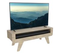 AVF Horton 120cm Whitewashed Oak Tapered Leg TV Stand