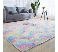 (120cm x 170cm (4ft x 5ft 8")) Rainbow Rugs Non Slip Living Room Shaggy Carpet