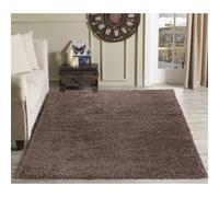 (120cm x 170cm (4ft x 5ft 8")) Soft Thick Luxury Modern Shaggy Rug Dark Beige
