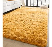 (120cm x 170cm (4ft x 5ft 8")., Yellow/Ocher) Non Slip Rug Area Rug Living Room Bed Room