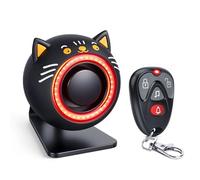 120dB Car Vibration Sound and Light Alarm, Car Alarm System with Motion Sensor, Wireless Remote Anti Theft Vehicle Device with Red Light for Car, RV, SUV, Truck