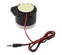 120dB DC 12V Wired Indoor Alarm for Home Security Systems - Loud Electronic Buzzer with 3.8kHz Tone, Plastic-Metal Housing, 6-15V Operating Ra