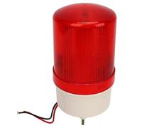 120dB High Volume Red Rotating Lam, 10W High Brightness Industrial LED Strobe Beacon Warning Lights for Industry and Security System (24V)
