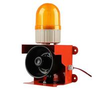 120dB Industrial Alarm Siren, Outdoor Indoor Safety Emergency Strobe Lights, for Warehouses, Transportation, Factories