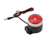 120dB Loud 12V DC Wired Indoor Alarm for Home Security Systems - Plastic & Metal Construction, 3.8kHz Frequency, 15W Output Power