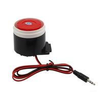 120dB Loud Siren Alarm DC 12V/24V High Decibel Security Sounder for Home Office Warehouse Intrusion Plastic Indoor(12V)