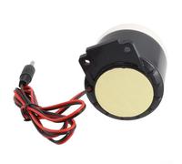 120db Loud Siren Alarm for Home Security with Dc 12v/24v Operation High Decibel Sounder for Community Warehouse and Office Buil (12V)