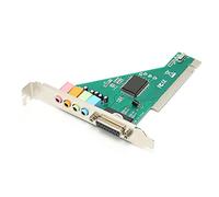 120dB Professional PCI Sound Card for Retro Gaming PC | Full-duplex Recording and Playback, 4-Channel Surround Sound, DLS and DirectSound 3D, EAX Effects, CMI/HT8738 Chip