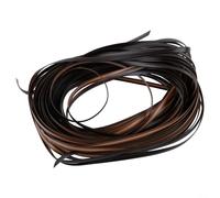 120ft Polyethylene Flat Wicker Repair Kit Suitable for Restoring Woven Outdoor Furniture Including Bar Sets and High Top Tables (brown)