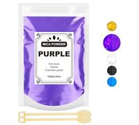 120g (4.24 oz) Mica Powder, Epoxy Resin Pigment Powder Suitable for Soap Paint, Cosmetics, Lip Gloss, Eyeshadow, Bath Bomb, Candle, Resin Powder Paint