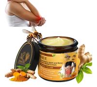 120g Bee Venom Cream-Pain Relief Joint Relief Cream,Relief for Arthritis, Muscles, with Ginger Root Extract-Fast Acting Joint Relief Creams for Hands,Knees &Back for Knee, Back, Neck, Legs (1)