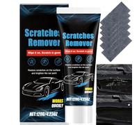 120G Car Scratch Remover Wax Kit,Nano Cloth for Car Scratches & Scratch Repair Paste,Ma/gic Car Paint Scratch Repair Polishing Wax,Scratch Remover Kit for Cars with Sponge & Wipe