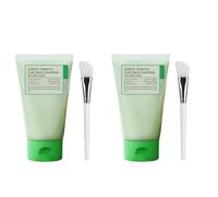 120g Green Tomato Mud Cleanser, a deep-cleansing cream with natural plant extracts, gentle exfoliating and oil-controlling cleanser, suitable for all skin types. Suitable for daily use.