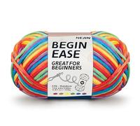 120g Rainbow Color Yarn for Crocheting and Knitting; Rainbow Yarn for Beginners with Easy-to-See Stitches;Worsted-Weight Medium #4;Yarn for Beginners Crochet Kit Making