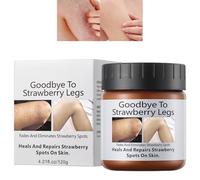 120G Strawberry Legs Treatment Cream,Gentle Strawberry Skin Treatment,Body Scrub & Moisturizing Body Creams for Women,Skin Exfoliating Repair for Women and Men,Firming Body Cream for Very Dry Skin,