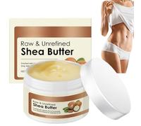 120g Unrefined Raw Organic Shea Butter for Natural Hair& Body,Hair Moisturiser Cream&Moisture Mask for Hydrating,Tightening,Anti-Wrinkle Skin Care for Women,Moisturizing and Hydrating Lip Balm