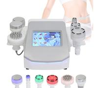 120K Cavitation Machine, 6 in 1 Body Sculpting Machine Multifunction Cellulite Reduction Device Radio Frequency Vaccum Massager, Body Sculpting Anti-cellulite Lifting Beauty Device,9 Languages