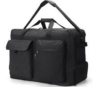 120L Extra Large Duffle Bag with Shoe Compartment, Water Repellent & Tear Resistant Packable Holdall for Moving, Packing, Travel, Weekender, Overnight for Men & Women