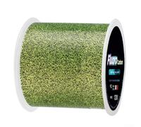 120M Fluorocarbon Fishing Line Responsive Carbon Fiber Leader for Angling, Designed for Use in Freshwater and Saltwater (1.0 Green spots)