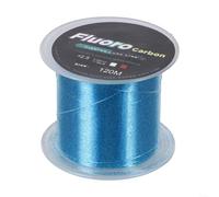 120M Fluorocarbon Fishing Line Responsive Carbon Fiber Leader for Angling, Designed for Use in Freshwater and Saltwater (2.5 Bule spots)