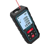 120M Laser Measure Device, MiLESEEY 229ft Digital Laser Tape Measure with Upgrade Electronic Angle Sensor, ±2mm Accuracy, Area Measurement,Volume and Pythagoras, 2"LCD Backlit,Mute, Battery Included