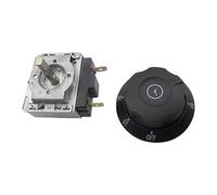 120minutes Duration Timers Replacement Set Including Mechanical Knob and Mounting Screws Offering Common Compatibility Aluminum