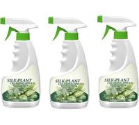120ml/4oz Silk Plant Plant Cleaner Spray, Simulation Plant Cleaner Liquid Sprayer, Quick-Dry Dust Remover for Silk Flowers, Artificial Plant Cleaner for Fake Greenery, Restores Shine, Spot-Free (3PC)