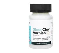 120ml Air Dry Clay Glaze, Gloss Varnish for PolymerClay and Air Dry Clay, Clay Varnish for Air Drying Clay, Waterproof Colourless Clay Glaze with Glossy Effect for Prevents Cracking