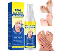 120ml Athletes Foot Spray,Antifungal Foot Spray,F/oot Sani/tizers Spr/ay with Tea Tree Oil,Athlete's Fo/ot Treatment,Antifungal Treatment for Itchy Feet,Odor Control&Shoe San/itizer,Fo/ot Odour Spr/ay