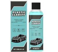 120ML Black Plastic Restorer & Car Interior Plastic Cleaner, Pla/stic Clarify for Cars, Multipurpose Car Scratch Remover Spray - Black Trim Restorer, Plast/ic Polish, Waterless Spray Wax for Rubber