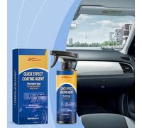 120ml Car Coating Spray, 3 in 1 Multi-functional Quick Effect Coating Agent, Waterless Wash and Wax Spray for Cars, Improves Clarity and Visibility, Long Lasting Car Polish Renewal Agent (A-1pcs)