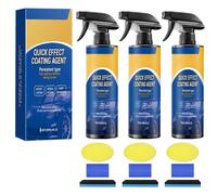120ml Car Coating Spray High Protection Quick Effect Coating Agent (3Pcs)