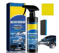 120ml Car Coating Spray,Waterless Car Wash&Wax Spray,C/ar Wax Polish Sp/ray,C/ar Ceramic Coating Sp/ray,Ca/r Cleaner High Protection,Liquid Glass Ca/r Co/ating,High Protection Quick C-ar Coating Spry