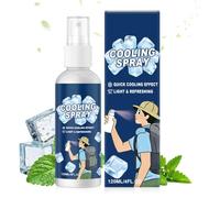 120ml Cooling Spray for Hot Weather, Instant Summer Cooling Mist, Light Refreshing Cool Down Spray, Long Lasting Ice Cold Mist for Outdoor Beach Travel Camping Hiking