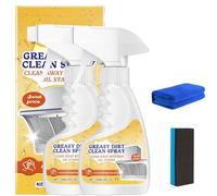120ml Gloryboom Foam Cleaner,Oil Stain Cleaner Spray, Multifunctional Powerful Kitchen Foam Cleaner, No-Rinse Formula, for Kitchens and Bathrooms (2)