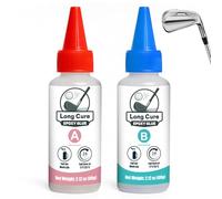 120ml Golf Club Epoxy, Waterproof and Transparent, Strong Adhesion, 30-Minute Initial Cure, Golf Shaft Epoxy for Graphite & Steel Shafts, Driver, Iron, Putter Repair