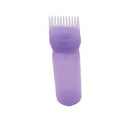 120ml Hair Styling Tools Hair Color Bottle Applicator with Graduated Brush Root Comb Applicator Bottle Comb Salon Hair Coloring -1pc Purple, M, other gemstones