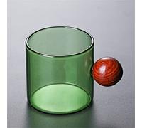 120ml Heat-Resistant Shot Wine Beer Glass Espresso Coffee Cup Tea Set Cup Candy Color Transparent Glasses (Argento 1pcs)