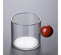120ml Heat-Resistant Shot Wine Beer Glass Espresso Coffee Cup Tea Set Cup Candy Color Transparent Glasses (A 1pcs)