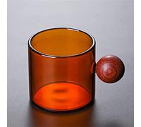 120ml Heat-Resistant Shot Wine Beer Glass Espresso Coffee Cup Tea Set Cup Candy Color Transparent Glasses (D 1pcs)