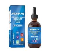 120ml Longevity NAD Liquid Supplement Drops Resveratrol Polyphenols Liposomal Taurine Fisetin Grape Seed Extract Japanese Knotweed Fo Ti Anti Aging NAD+ Nicotinamide Adenine Dinucleotide for Adult