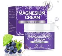 120ml Magnesium Cream for Sleep,Joint Relief Lotion,Skin Calming Cream,Long Lasting Deep Relaxation,Muscle Soothing Sleep,Lavender Moisturizing Magnesium Blam,Quick Absorption Formula
