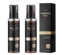 120ml Natural Tanning Spray. Achieve a natural bronze glow without sun exposure. Quick and even color application. Gentle formula suitable for face and body. Say goodbye to sun damage.